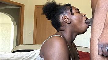 i wake him with sloppy deepthroat on his huge cock