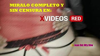 Fat Latina Milf Sucks Santa Gloryhole Cock at Christmas