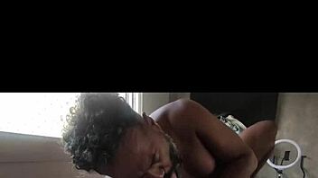 black fetish guy licks her armpit orally