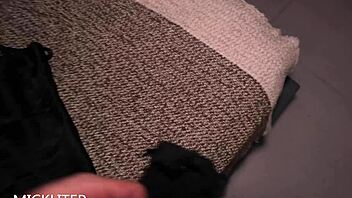 Caught Jerking Off Leads Sloppy Blowjob Juicy Ass Fuck