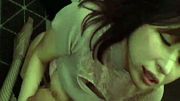 slutty chiikoko fondles meaty tits pantyhose hardcore japanese jav uncensored creampie