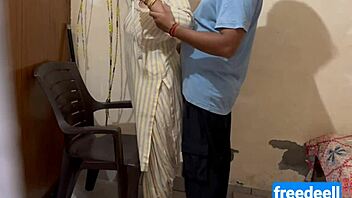 muscular guy sneaks anal into curvy desi housewife without asking