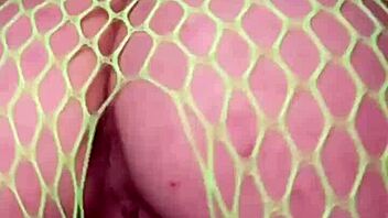 nadia diamo twerks her hot latina ass in fishnet bodysuit slow mo