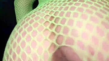 nadia diamo twerks her hot latina ass in fishnet bodysuit slow mo