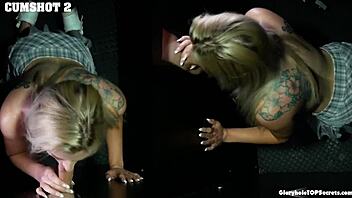 Bambi delivers an intense and dedicated oral performance