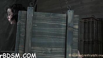 hey check this bound pussy getting roughly dominated and fucked