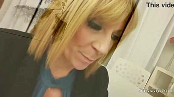 Big Butt Boss Sara Jay Milks Employee's Huge Dick