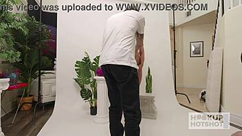 bts shy babe sage rabbit gets slutty with bryan gozzling