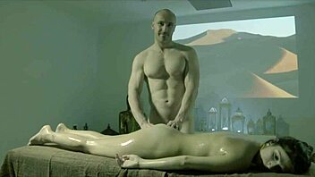 luca borromeo gives sensual erotic couple massage
