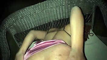 Ebony teen Fijii's tight asshole wrecked by Jamaican BBC in backyard?