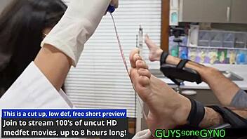 perverted podiatrist angel ramirez indulges in foot fetish roleplay