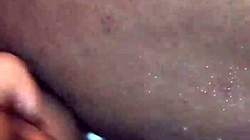 steamy shower turns into double facial cum explosion for ebony couple