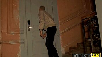 Debt4k pierced slut masturbates toys in prison for sex debt