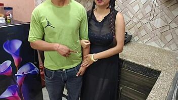 desi bhabhi gets kitchen fucked rough by devar's monster cock