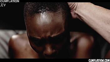 fill this sexy black pussy with extreme interracial cum loads?