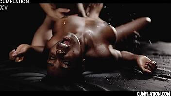 fill this sexy black pussy with extreme interracial cum loads?