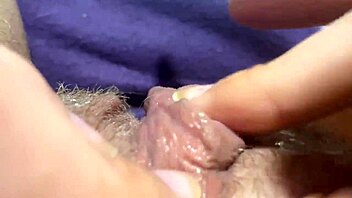 yo watch this big clit throb to explosive orgasm up close