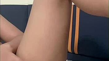 hot girl dances and strokes her pussy 😈🔥