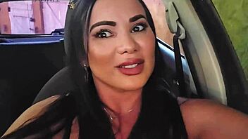 Safada app driver waits for married guy in parking lot fuck