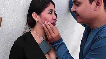 Thief Breaks In Fucks Big Tits Latina Hard in Spanish Amateur Outdoor Frenzy