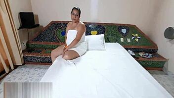 hotel milf service turns into rough cumshot fuckfest