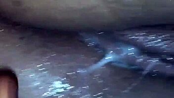 steamy shower turns into double facial cum explosion for ebony couple