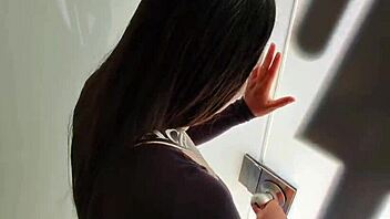 too risky babe wanna fuck right here in public street sex caught