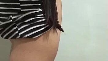 Stepdaughter Fingers Tight Pussy Before Stepdad Watches