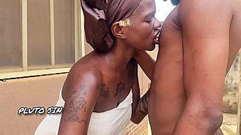 nasty bitch ridin neighbor bbc outside so wet n wild