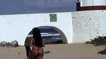 Chupando ROLA no Farol de Itapuã PUBLIC Blowjob!