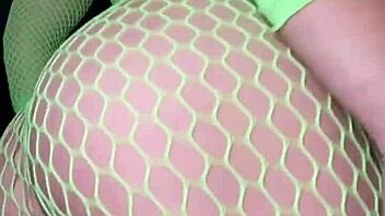 nadia diamo twerks her hot latina ass in fishnet bodysuit slow mo