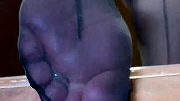 Goddess Long Legs Big Ass Black Pantyhose Tease