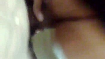 busty brunette milf gives young stud intense titty fuck handjob pov