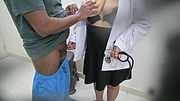 doctor seduces patient for steamy hospital sex encounter