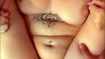 curious teen with big natural tits explores anal fingering in lingerie pov