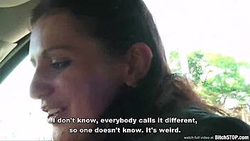 busty teen veronika craves outdoor hitchhiker hardcore pounding