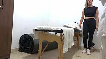 real proctologist rips panties for intense anal exam fingering!