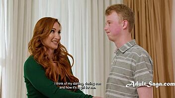 stepmom and stepson measuring leads to taboo milf fun 😈📏