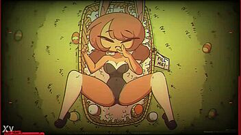 choco easter bunny hops into wild furry chocolate fantasies