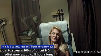 Lesbian torment in clinics of america with hope harper backstage