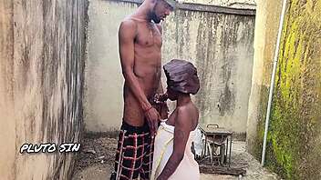 nasty bitch ridin neighbor bbc outside so wet n wild