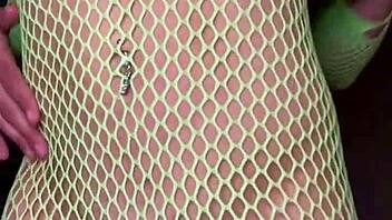 nadia diamo twerks her hot latina ass in fishnet bodysuit slow mo