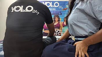 desi college girl contrasts innocence with teacher's rough hardcore pounding