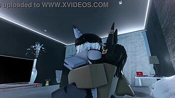 shark explores creative roblox world with fun twists