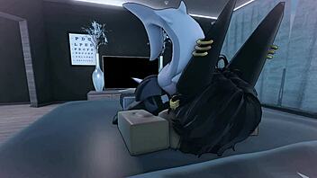 shark explores creative roblox world with fun twists