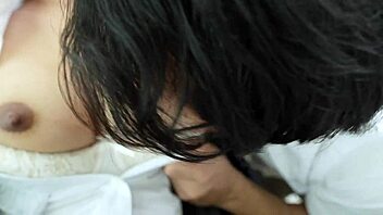 office manager seduces staff with homemade teasing