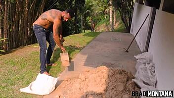 boss teh angel pays with bareback anal and dp
