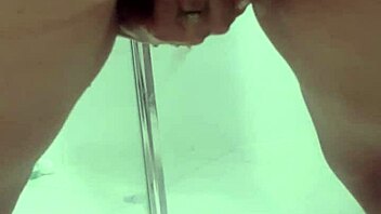 Wanna see this juicy teen squirt bent over the toilet?