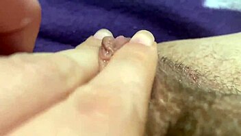 yo watch this big clit throb to explosive orgasm up close