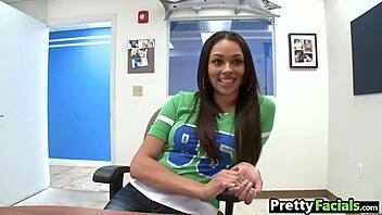 Bethany Benz Celebrity Teen Facial Cumshot Blast